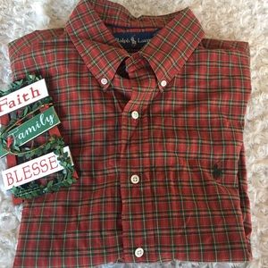 Ralph Lauren plaid button down shirt size xl